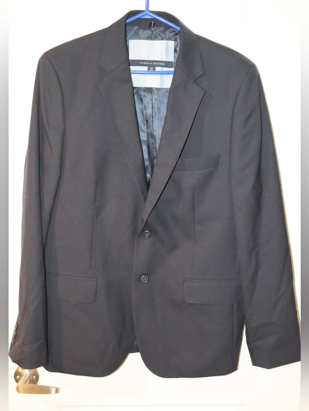 Tommy Hilfiger Dark Navy Two-Button Sport Coat L/G 42